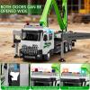 Cement Concrete Pump Truck Toy - Extendable Concrete Boom Pump Construction Trucks Site Playset Building Water Spray Todder Kids Age 3 4 5 6 7 8 Year Old Boy Birthday Christmas Vehicles Education Gift view 4
