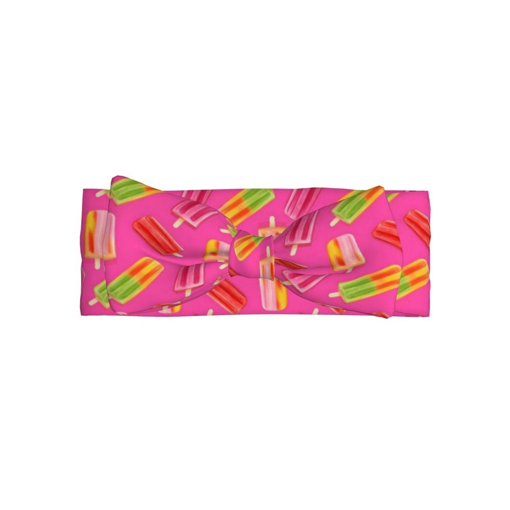Lerogen Hot Pink Popsicle Cute Novelty Baby Girl Bows Headbands Bow For Baby Girls Newborn Infant Toddlers 0-6 Months