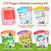 JoyCat Kids Learning Tablet, 156 Pages Tap-to-Read Flash Cards with 20 Interactive Games, Montessori Toy for Alphabet, Phonics, Words, Simple Math & Songs, Birthday Gifts for 2-6 Years Old view 2