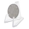 8Pcs Clear Acrylic Coin Display Stand Holders Commemorative Challenge Holder Small Easel Rack Acrylic Display Stand view 4