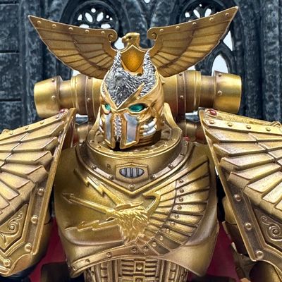 BEERISE WH Parts Helmet 02 Accessories IF - Rogal Dorn - ABS Plastic Model Accessories Applicable to JOYTOY Products - Age 15 +