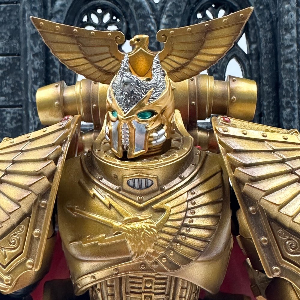 BEERISE WH Parts Helmet 02 Accessories IF - Rogal Dorn - ABS Plastic Model Accessories Applicable to JOYTOY Products - Age 15 +