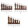 32 Pcs Wooden International Chess Pieces Hand Carved Game Pawns Figurine Pieces Board Accessories International Figures Board Game Beginner view 4