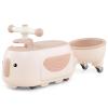 GLACER Kids Ride On Push Car, Indoor & Outdoor Foot-to-Floor Baby Push Car w/Trailer, LED Light, Music, 6 Smooth Wheels & Storage Space, Toddler Ride on Toys Age 1-3, for Boys &Girls view 1