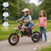 50cc Kids Dirt Bike | 2-Stroke Gas Mini Bike | Off Road Mini Motorcycle for Kids 8-14 | Gas Power Pocket Rocket Bike with Front Rear Disc Brakes | Gas Motorcycle Max Load 330Lbs Red view 3