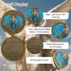 16Pcs Saint Michael Archangel Coin -Psalms 9110-11 - Angels Watches Over Us - Perfect for Christian Church School, Friends and Family (Angel-16) view 4