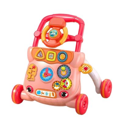 ToysCentral Basics Interactive Walking Toy for Motor Skill Development, Red