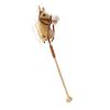 ToysCentral Basics Wooden Galloping with Realistic Whinnying Sounds for Children, Yellow with Roller view 1