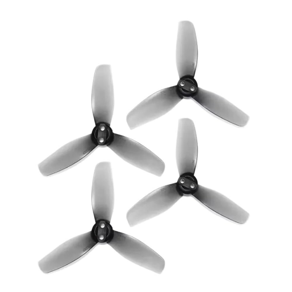 2Pairs Of T3X3.2X3 3 Inch 3 Blades PC Material Propellers CW CCW For AVATA2 FPV Racing(2Pairs Grey)