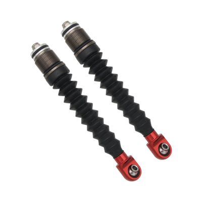 FLMLF 6MM Metal Rear Shock Absorber Top Rod 2pcs for 1/5 Hpi Rofun Baha King Motor Rovan Baja 5T 5SC 5B SS Rc Car Parts (Red)