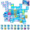 Magnetic Blocks - Magnetic Building Blocks for Kids Ages 4-8, Light-Up Transparent Magnet Cubes for Ocean World Build, STEM Toys for Boys Girls Toddlers Ages 3 4 5 6 7 8-12 Holiday Birthday Gifts view 1