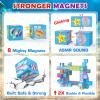 Magnetic Blocks - Magnetic Building Blocks for Kids Ages 4-8, Light-Up Transparent Magnet Cubes for Ocean World Build, STEM Toys for Boys Girls Toddlers Ages 3 4 5 6 7 8-12 Holiday Birthday Gifts view 3