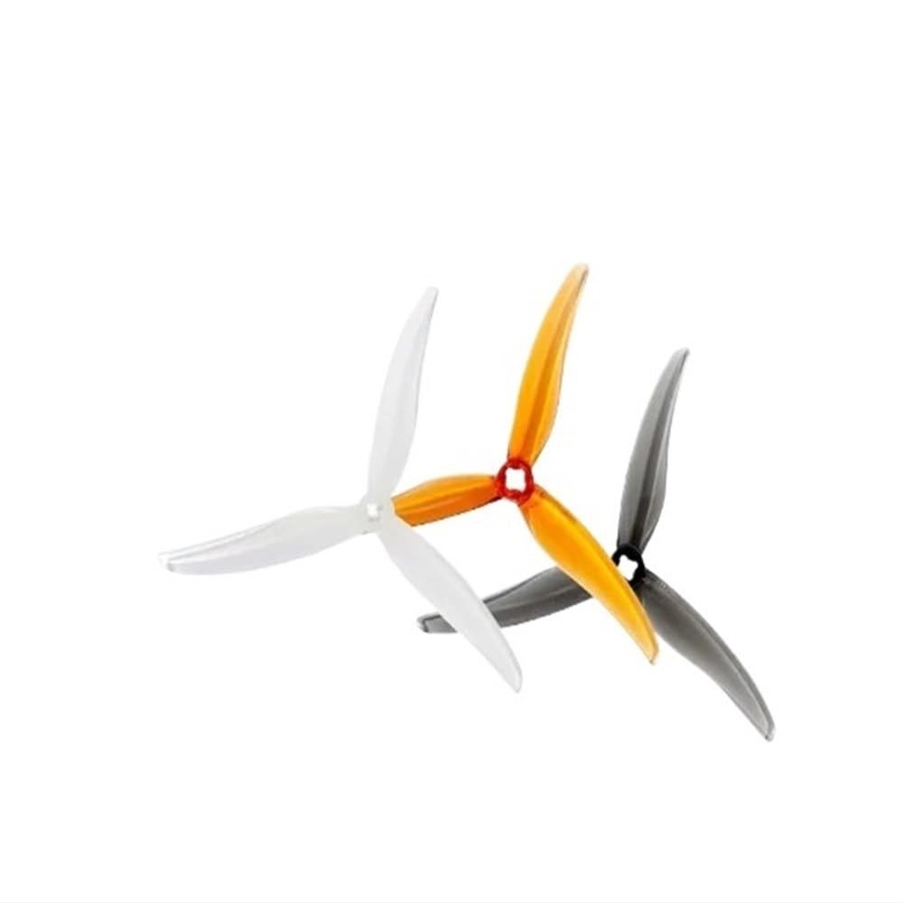 12 x SL5130 Propellers for PC Freestyle 3 Blades 5 Inch for Multirotor FPV Drone (6pairs White)