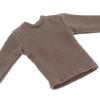 1/12 Scale Mini Long Sleeve Shirt Suit Uniform for 6'' Male Female Figures, Gray view 2