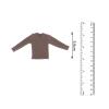 1/12 Scale Mini Long Sleeve Shirt Suit Uniform for 6'' Male Female Figures, Gray view 3