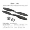 1Pair Carbon Fiber Nylon CW CCW 8038 8045 9047 1045 1147 1238 1245 1447 Propellers For RC Fixed Wing Aircraft Model Use(A pair 1045) view 2