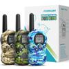 FOREDOM Walkie Talkies for Kids Walkie Talkies Long Range for Boys & Girls Age 3 to 12 Year Old Birthday Cool Army Toys - 3 Pack view 1