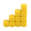 30PCS 16MM Dice Set Plastic Rounded 6 Sided Dice Cubes for Game Party Fun DIY Sticker Math Teaching Educational Board Games Classroom Activities (Yellow) view 3