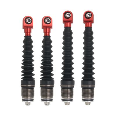 FLMLF 6MM Metal Front Rear Shock Absorber Top Rod for 1/5 Hpi Rofun Baha King Motor Rovan Baja 5T 5SC 5B SS Rc Car Parts (Red)