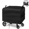 Letsteel Wagon Stroller Cover, 500D Waterproof Stroller Wagon Cover for Outdoor Indoor Use, with Adjustable Drawstring & 2 Handle, 41" L x 30.25" W x 51" H view 1