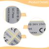 Electric Bicycle Component Stickers for BAFANG 20 Pack Silver PVC Decals BBS01 BBS02 Motor Compatible 36V 250W 48V 750W Kit(36V 250W) view 3