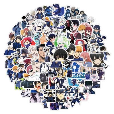 100pcs Blue Lock Stickers Mixed Pack,Cartoon Anime Sticker for Kids Teens Waterproof Stickers for Water Bottle Laptop Luggage Helmet Skateboard Guitar (BLUEL100)