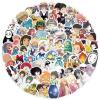 100pcs Hayao Miyazaki Anime Stickers Mixed Pack,Lovely Cartoon Characters Decals Cartoon Anime Sticker for Teens Waterproof Stickers for Water Bottle Laptop Luggage Helmet Skateboard Guitar view 1