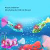 POENVFPO 4PCS Robotic Swimming Fish with Flashing Lights, Water Activated Robot Fish Electronic Cat Toy view 3