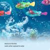 POENVFPO 4PCS Robotic Swimming Fish with Flashing Lights, Water Activated Robot Fish Electronic Cat Toy view 4