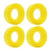 Luwecf 4Pcs Tire Inserts for 1/10 RC Crawler Trucks 1 10 Scale RC Car Accessories 1:10 Car Part for 95-97mm Vehicles Model, Yellow view 1