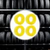 Luwecf 4Pcs Tire Inserts for 1/10 RC Crawler Trucks 1 10 Scale RC Car Accessories 1:10 Car Part for 95-97mm Vehicles Model, Yellow view 4