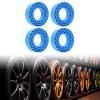 Colaxi 4X Tire Inserts for 1/10 RC Crawler Trucks 1 10 Scale RC Car Accessories Waterproof 1:10 Car Part for Hobby Repairing, Blue view 3