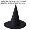 30Pack Halloween Hat Cosplay Hat Costume Hat Wizard Hat Foldable for Home Decoration Halloween Kids,Black,Children view 2