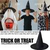 30Pack Halloween Hat Cosplay Hat Costume Hat Wizard Hat Foldable for Home Decoration Halloween Kids,Black,Children view 3