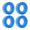 KiBcsLic 4X Tire Inserts for 1/10 RC Crawler Trucks 1 10 Scale RC Car Accessories Wheel Tires Inserts for Vehicles Model 95-97mm, Blue view 1