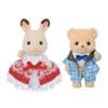 Calico Critters Anniversary Friends Set - Freya & Theo, 40th Anniversary Edition, 2 Collectible Doll Figures view 1