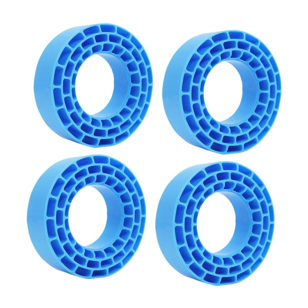 4X Tire Inserts for 1/10 RC Crawler Trucks Wheel Tires Inserts Replacements 1 10 Scale RC Car Accessories for Hobby Car, Blue