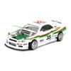 1:64 Diecast Model Car Compatible with Nissan Skyline GT-R (R34) Tamiya X Kaido House The Grasshopper V1 White Limited Edition by Kaido House x Mini GT KHMG167 view 2