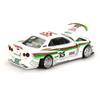 1:64 Diecast Model Car Compatible with Nissan Skyline GT-R (R34) Tamiya X Kaido House The Grasshopper V1 White Limited Edition by Kaido House x Mini GT KHMG167 view 3