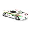 1:64 Diecast Model Car Compatible with Nissan Skyline GT-R (R34) Tamiya X Kaido House The Grasshopper V1 White Limited Edition by Kaido House x Mini GT KHMG167 view 4