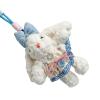 Soft Rabbits Plushie Hanging Ornament Plush Rabbits Bag Accessory With Crossbody Clip Lovely Designs For Boys And Girls Bag Backpack Decors view 1