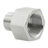0.375 in. Exhaust Coupler Female NPT Thread Pipe Fitting Converter view 1