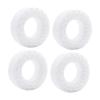 Simhoa 4X Tire Inserts for 1/10 RC Crawler Trucks 1 10 Scale RC Car Accessories Wheel Tires Inserts for Repairing Outdoor Road, White view 1