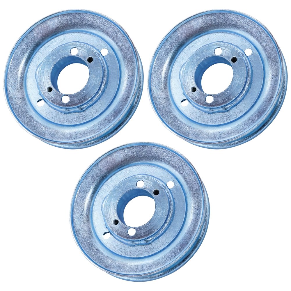 Caltric 52in Deck Engine Spindle Pulley for Scag SCZ52V-28 SMVR-52V SCZ52V-730FX STC52A-21KA SCR48-25CH SCR48-27KA SCR52-25CH SCR52-27KA 482647 483284 Qty 3
