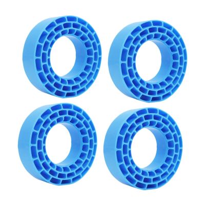 Garende 4X Tire Inserts for 1/10 RC Crawler Trucks, Wheel Tires Inserts 1 10 Scale RC Car Accessories, Blue