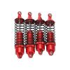 4Pcs RC Front Rear Shocks Set Model Car Shock Absorber Damper for LOSi Lasernut U4 Tenacity 1/10 Off Road Vehicle (Red) view 3