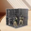 JunZheHub Interlocking Base Model Base Stand Model Accessories Organizer Mobile Storage Rack, Style D view 3