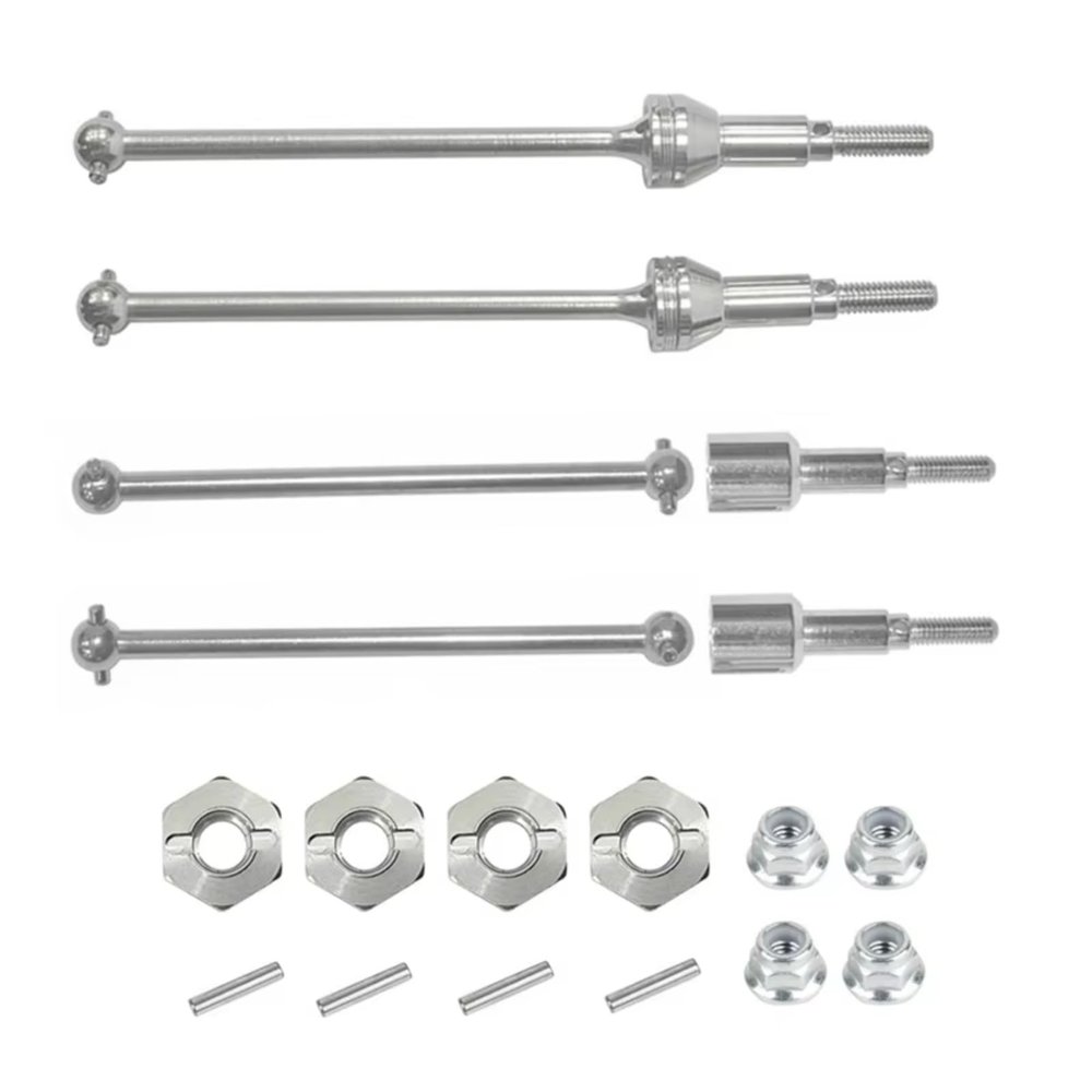 RC Parts For Haiboxing 901 901A 903 903A 905 905A 1/12 Metal 12Mm Hex Front And Rear Drive Shaft RC Car Repairs Replacements Parts