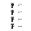 Rc Upgrade Parts For Axial For Scx10 Upgrades Parts For 1/10 Metal Magnetic For Stealth Invisible Body Post Mount Contact Shell Column Clips Rc Car Accessories(Black) view 2