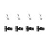 Rc Upgrade Parts For Axial For Scx10 Upgrades Parts For 1/10 Metal Magnetic For Stealth Invisible Body Post Mount Contact Shell Column Clips Rc Car Accessories(Black) view 4